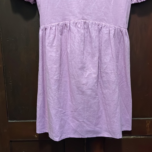 NWOT Sunday Best Saida Dress Babydoll Tie Back Dress Size Medium Pink - Picture 6 of 11